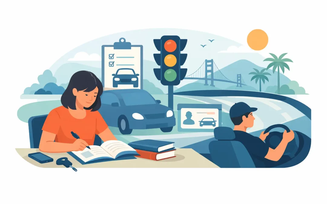 Permit Test Study Guide for California Teens