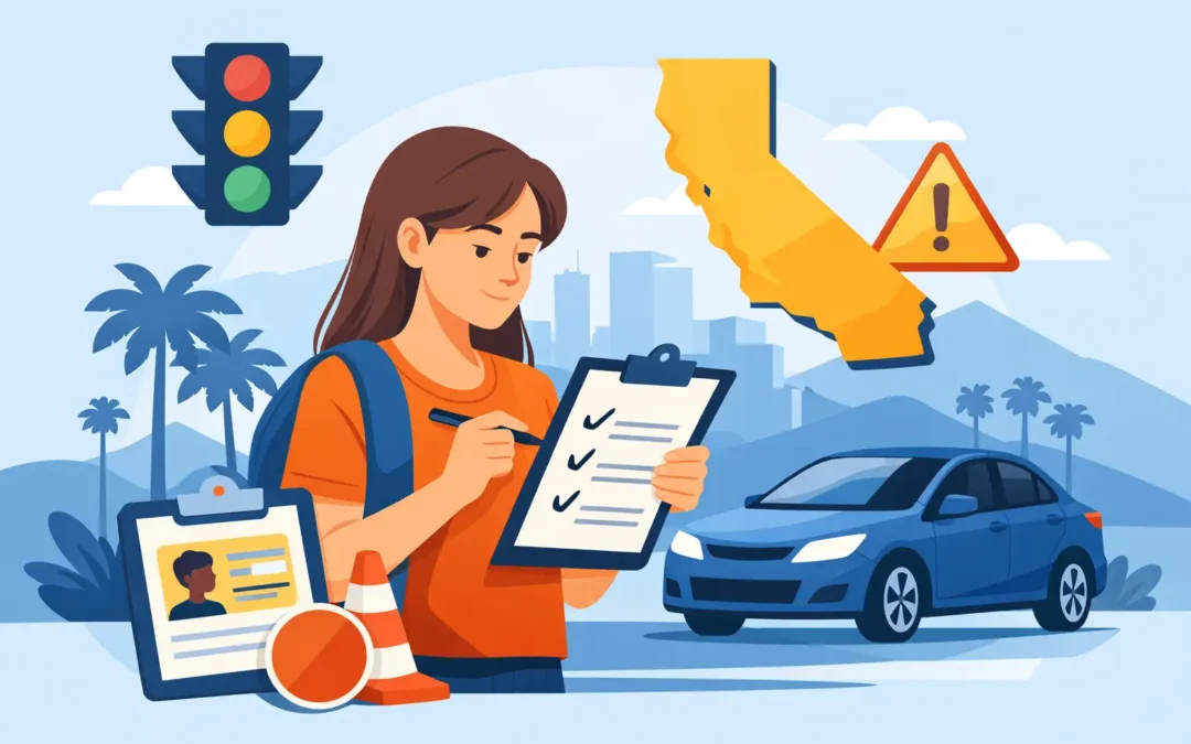 Teen Permit Test Checklist for California