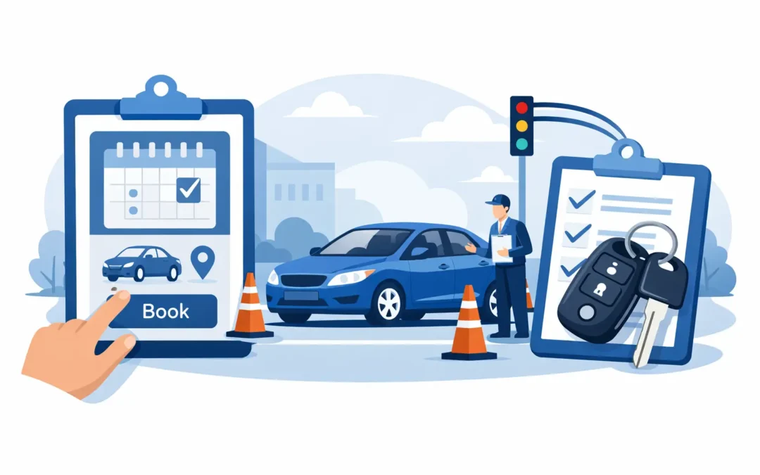 How to Book a DMV Road Test Car