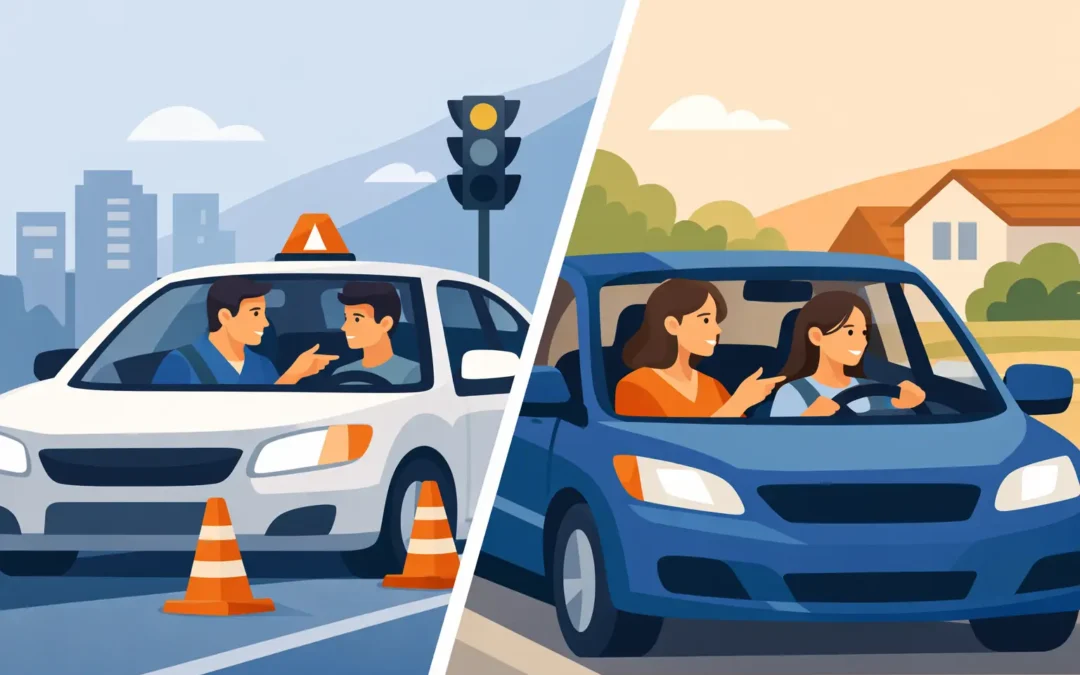 Driving School vs Parent Practice