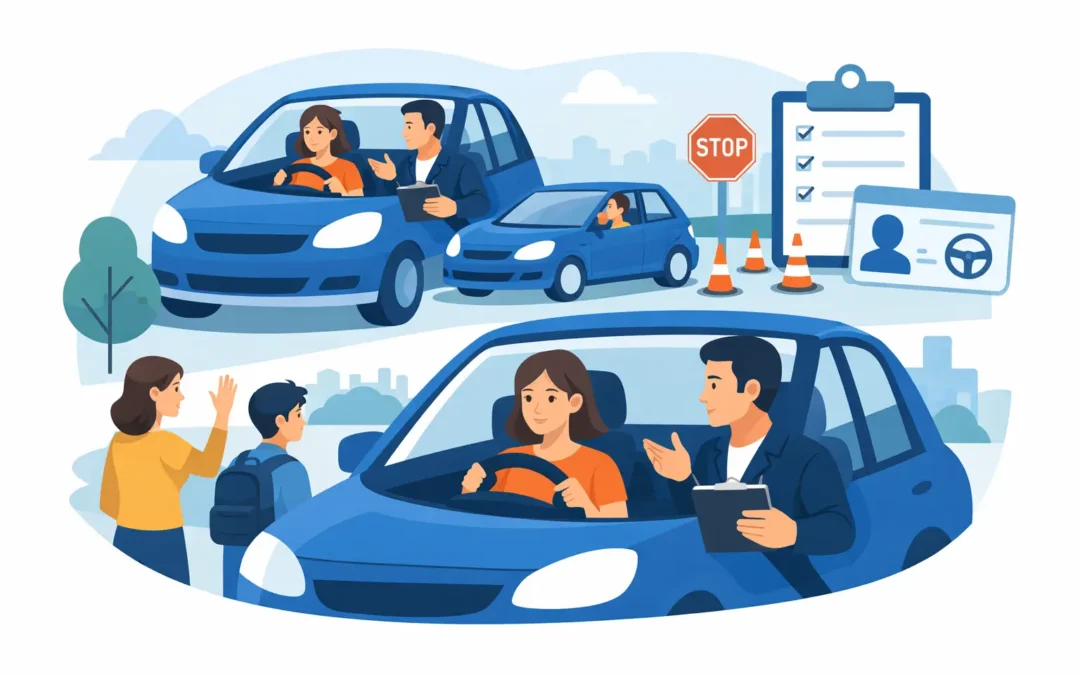 Driving Test Transportation Service for Teens