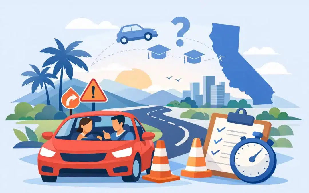 How Many Driving Lessons Needed in California?